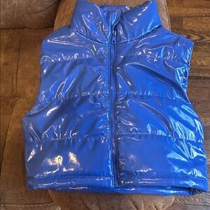 Vibrant Blue Kids Puffer Vest